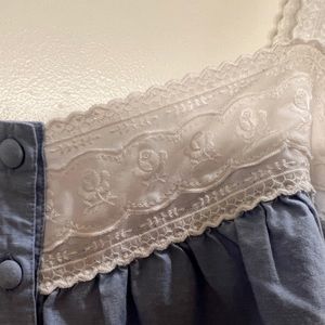 Vintage Victoria Secret Country Cotton Blue Nightgown